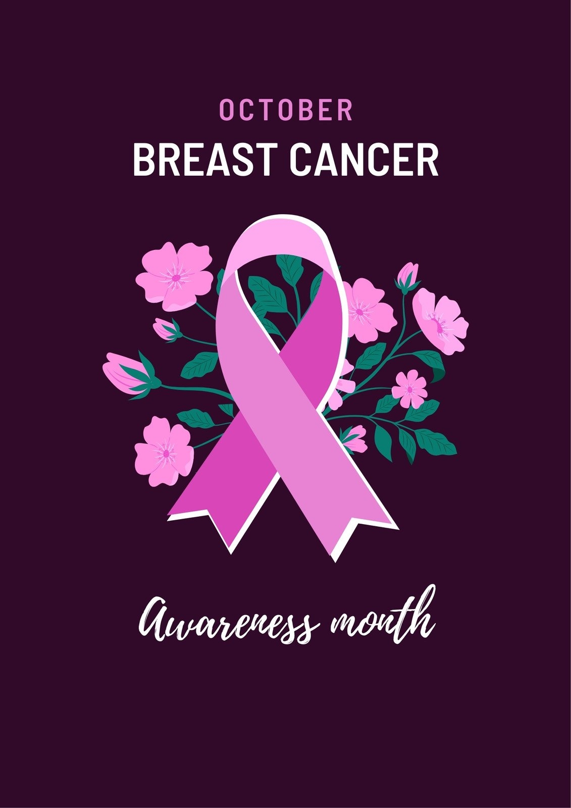 Page 3 Free Printable Breast Cancer Awareness Poster Templates 