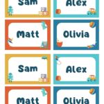 Page 4 Free Printable Customizable Name Tag Templates Canva