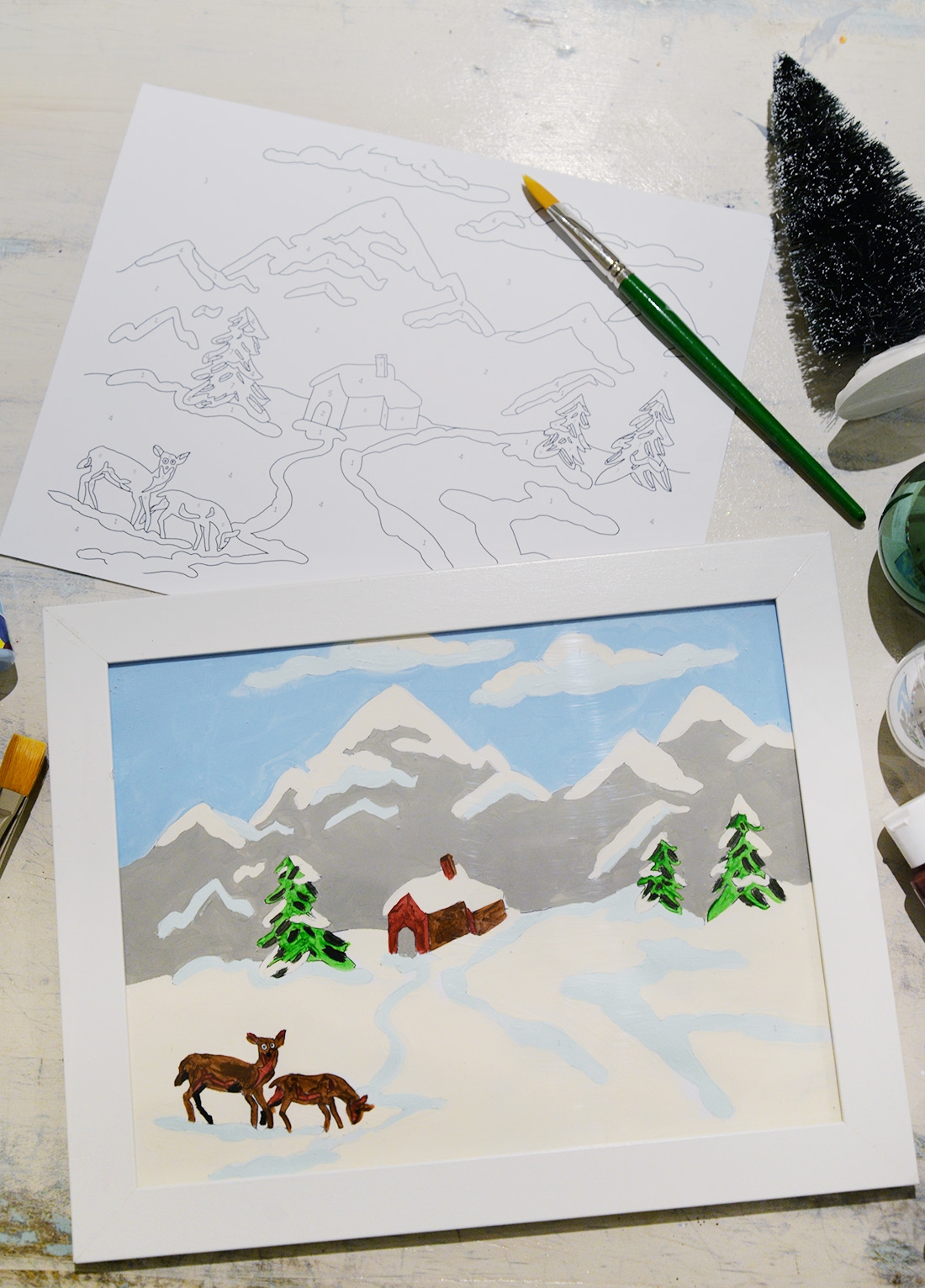 free printable paint by numbers for adults