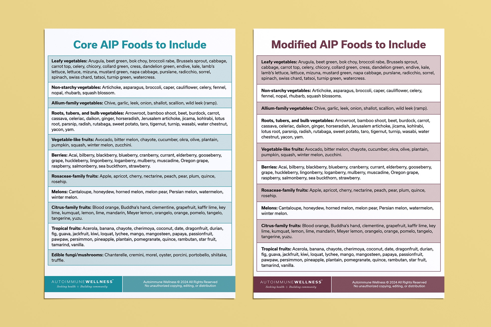 Paleo Autoimmune Protocol Print Out Guides What To Eat For 