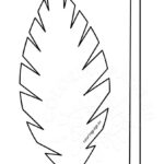 Palm Leaf Template Printable Vastuuonminun Sketch Coloring Page Worksheets Library