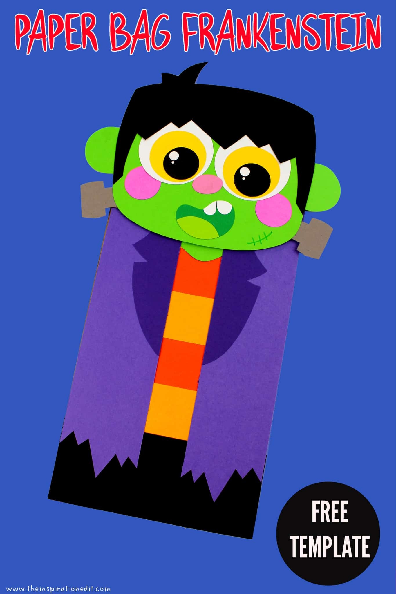 Paper Bag Frankenstein Puppet The Inspiration Edit