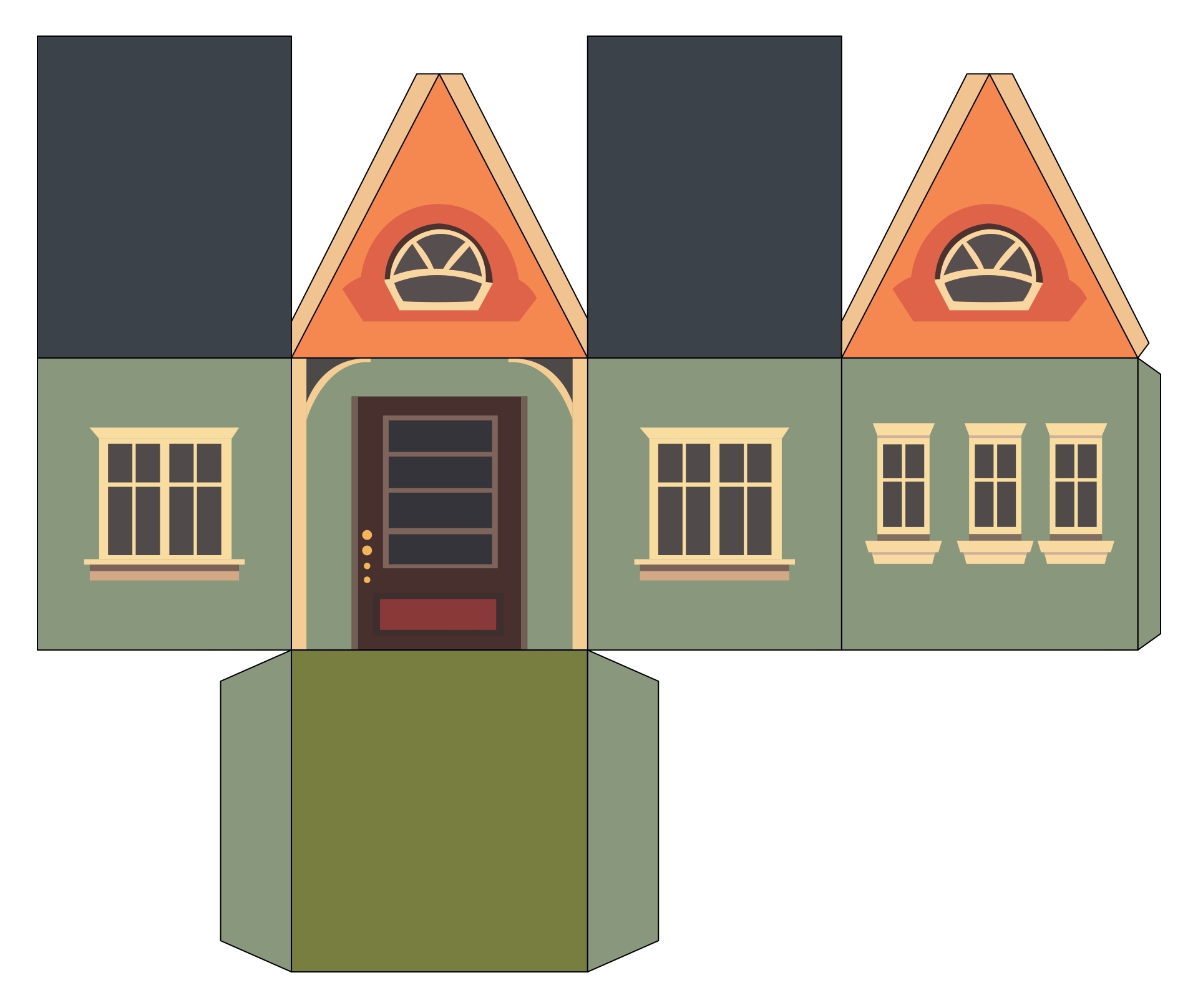 ho scale buildings free printable plans