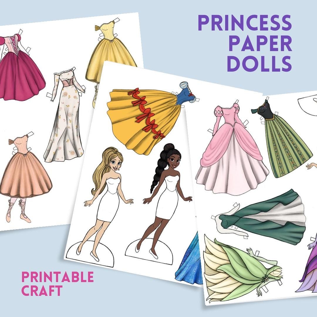 printable disney paper dolls