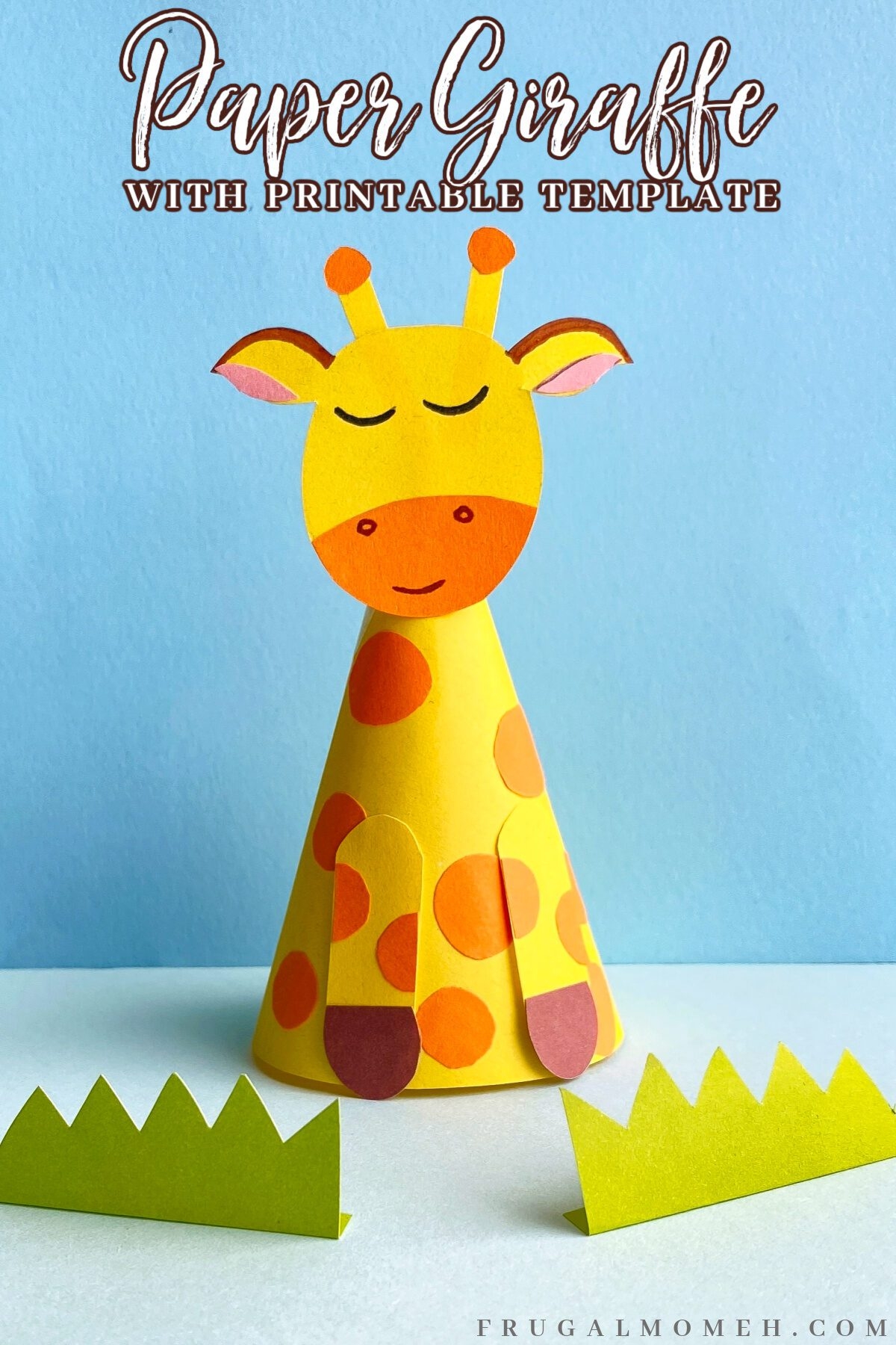 Paper Giraffe Craft For Kids Frugal Mom Eh 