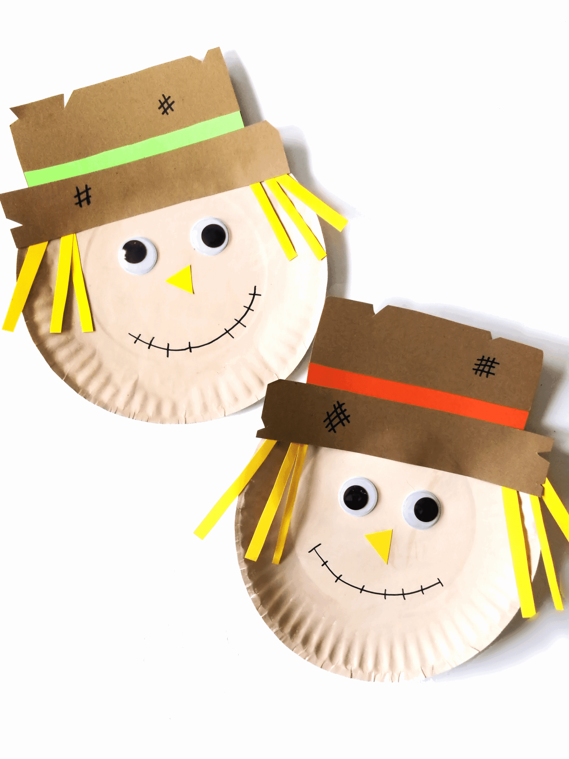 Paper Plate Scarecrow Kids Activity Zone