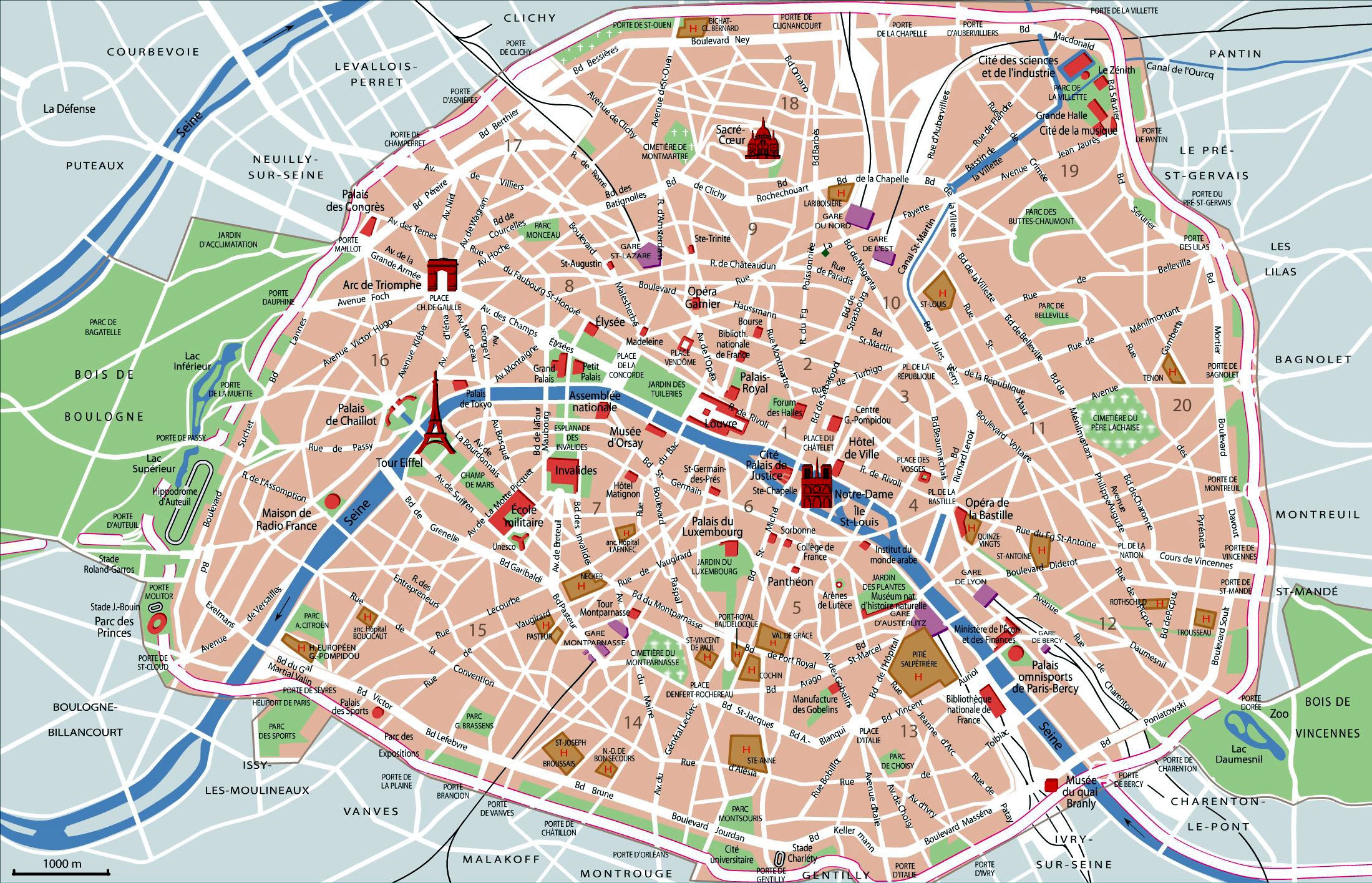 Paris Arrondissements Map Interactive Guide To Paris