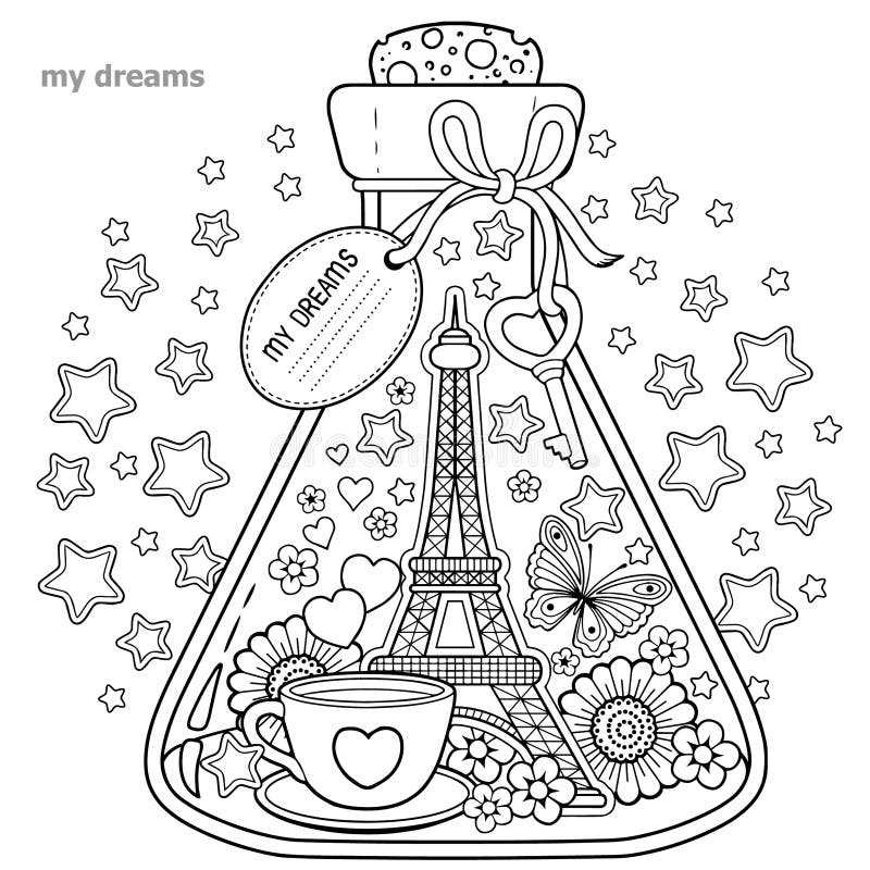Paris Coloring Stock Illustrations 481 Paris Coloring Stock 