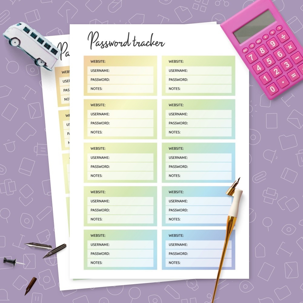 free printable password list