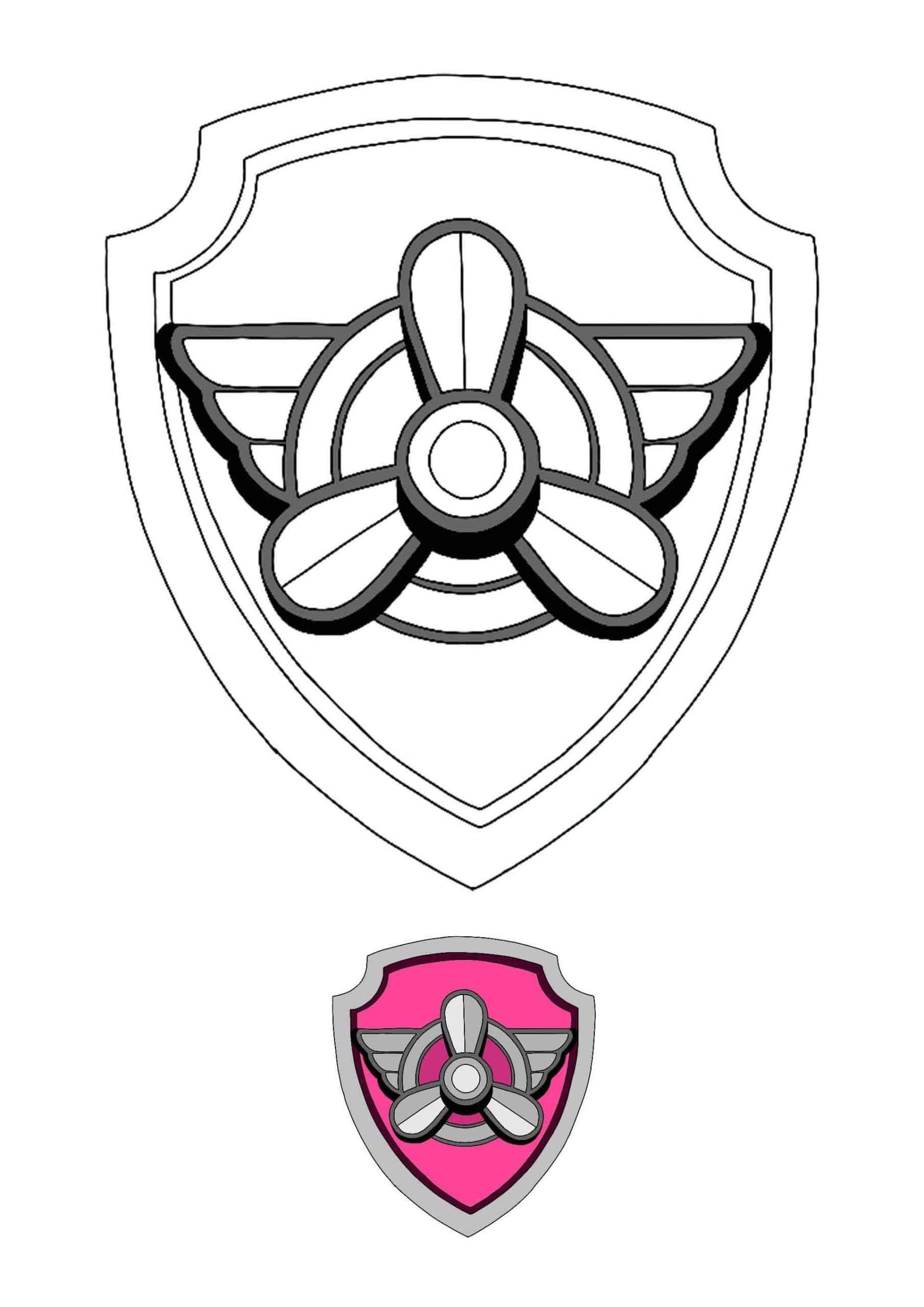 Paw Patrol Badges Coloring Pages 19 Free Printable Coloring Sheets