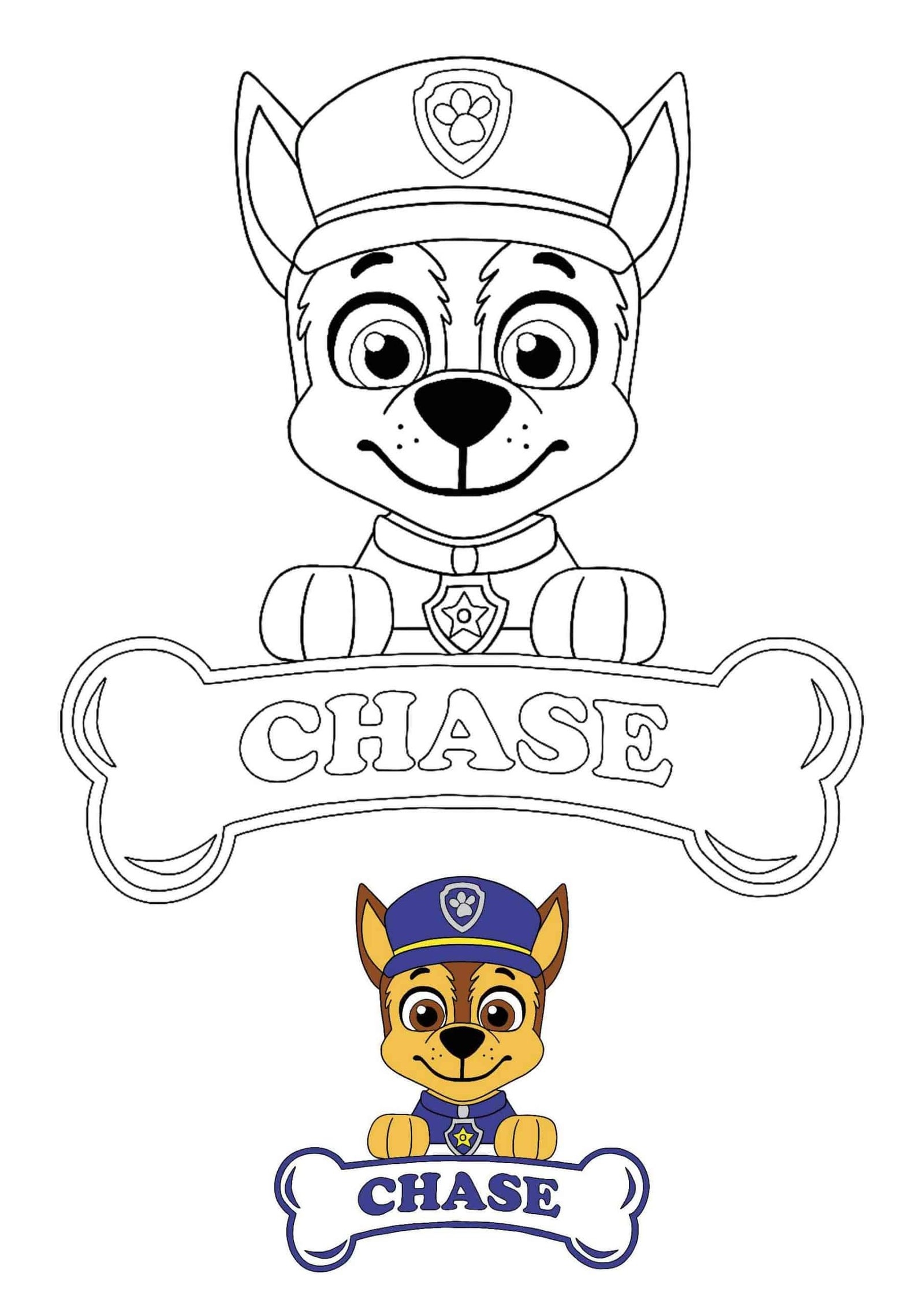 paw patrol coloring printables