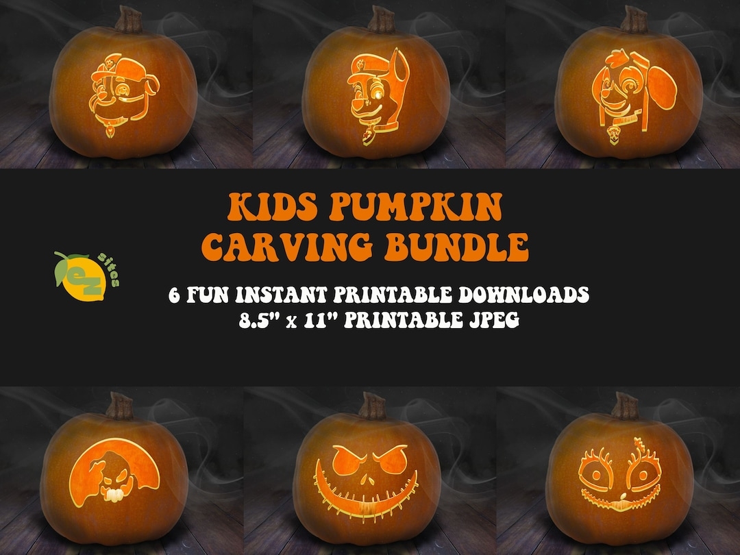 Paw Patrol Pumpkin Stencils Mom Wife Busy Life 