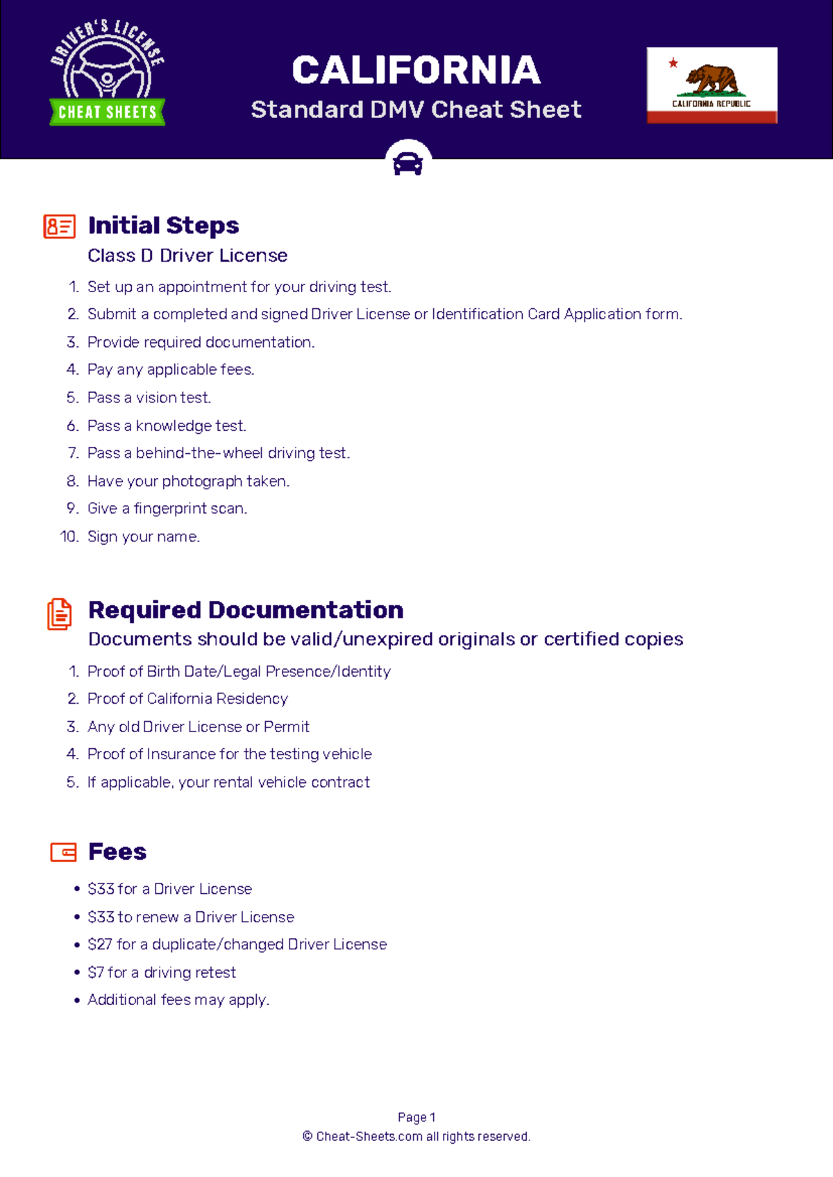 dmv practice test in spanish printable california