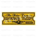 PDF Polar Express Ticket Printable BELIEVE Ticket Ticket 