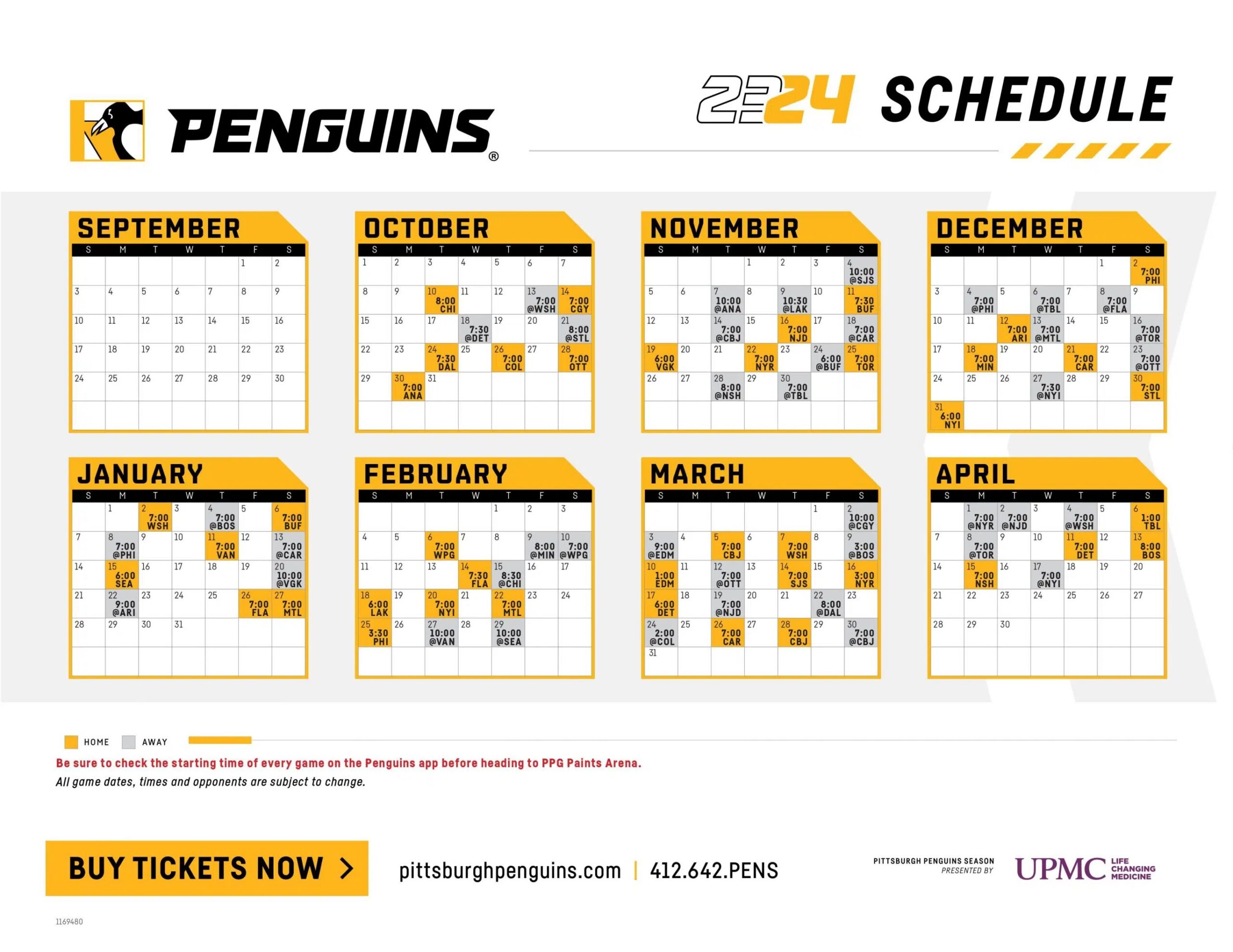 Penguins 2023 2024 Schedule Chrome Web Store Worksheets Library