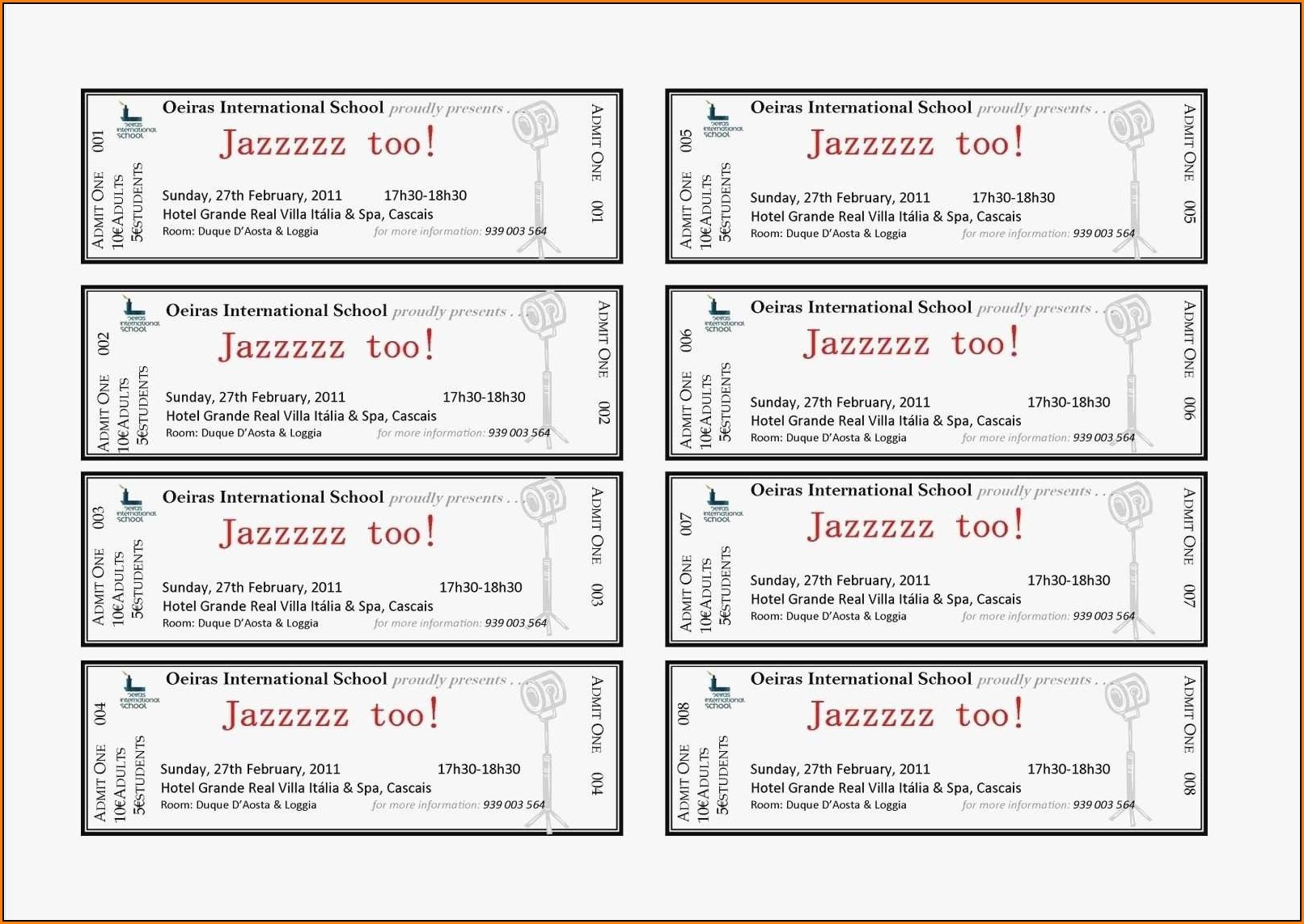 Perforated Raffle Tickets Avery Printable Rectangle Tickets 2 1 8 
