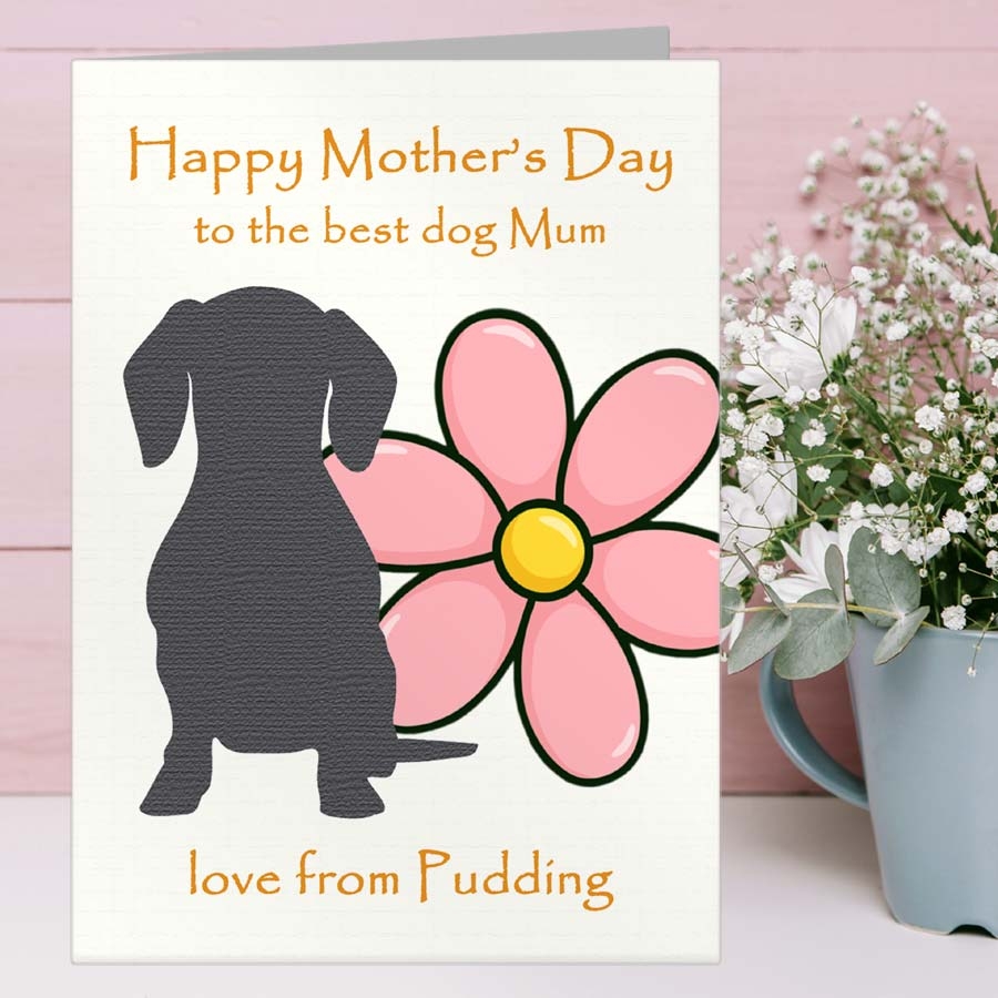 Personalised Mother s Day Card From The Dog Personalised Mother s Day Card From The Dog