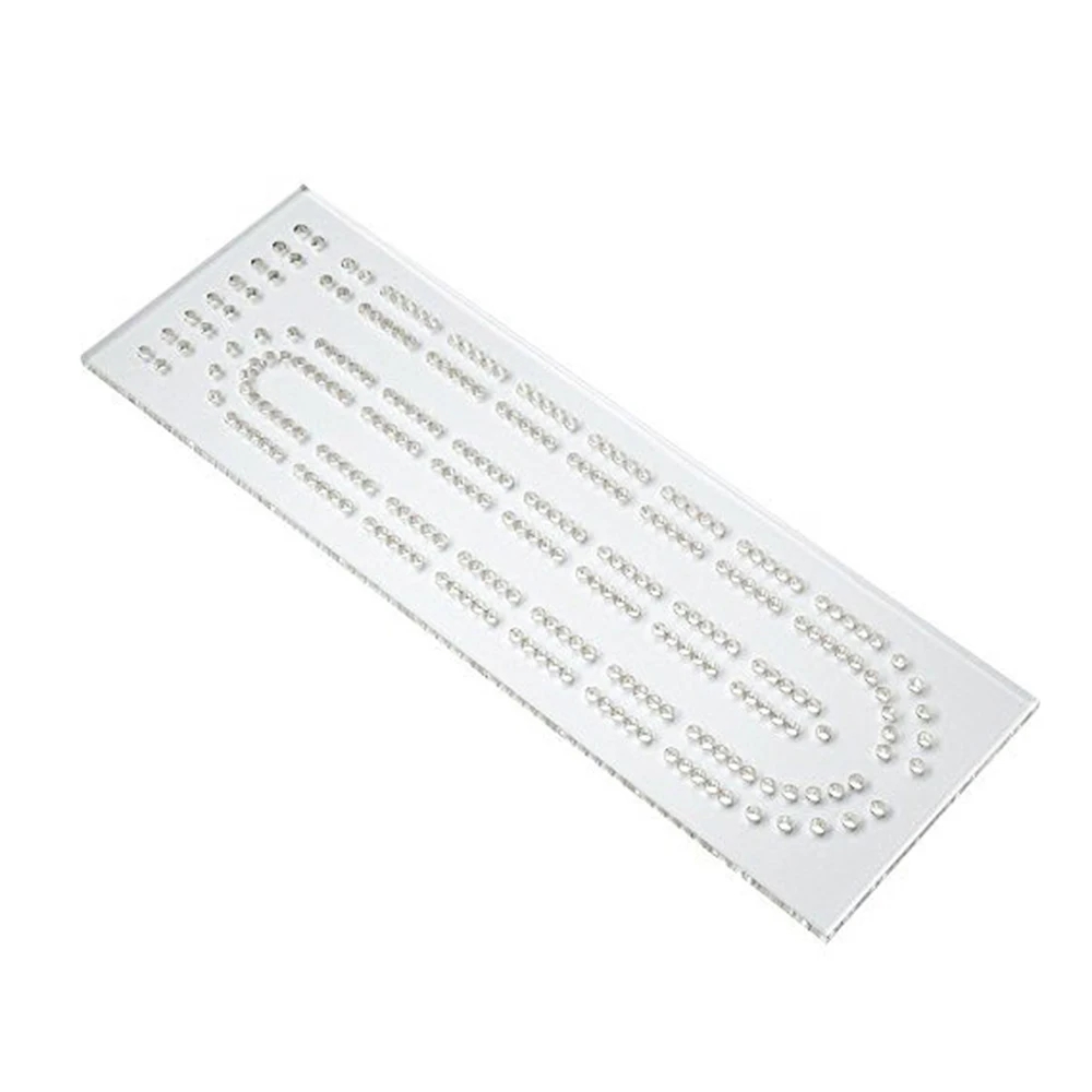 Personalized Cribbage Template Rectangular 3 U0026 4 Player Options 2 Sizes Included Cribbage Board