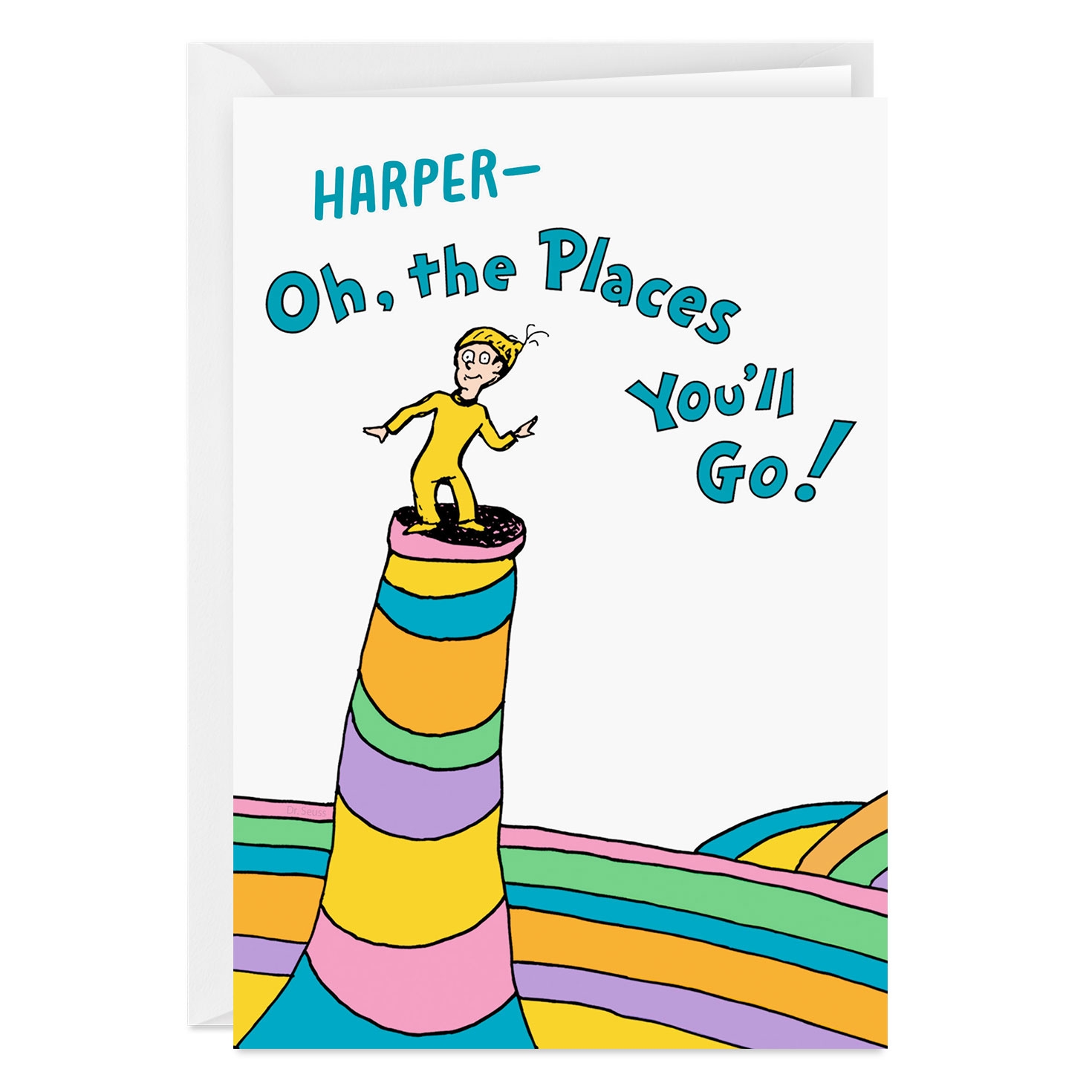 Personalized Dr Seuss Oh The Places You ll Go Card Greeting Cards Hallmark