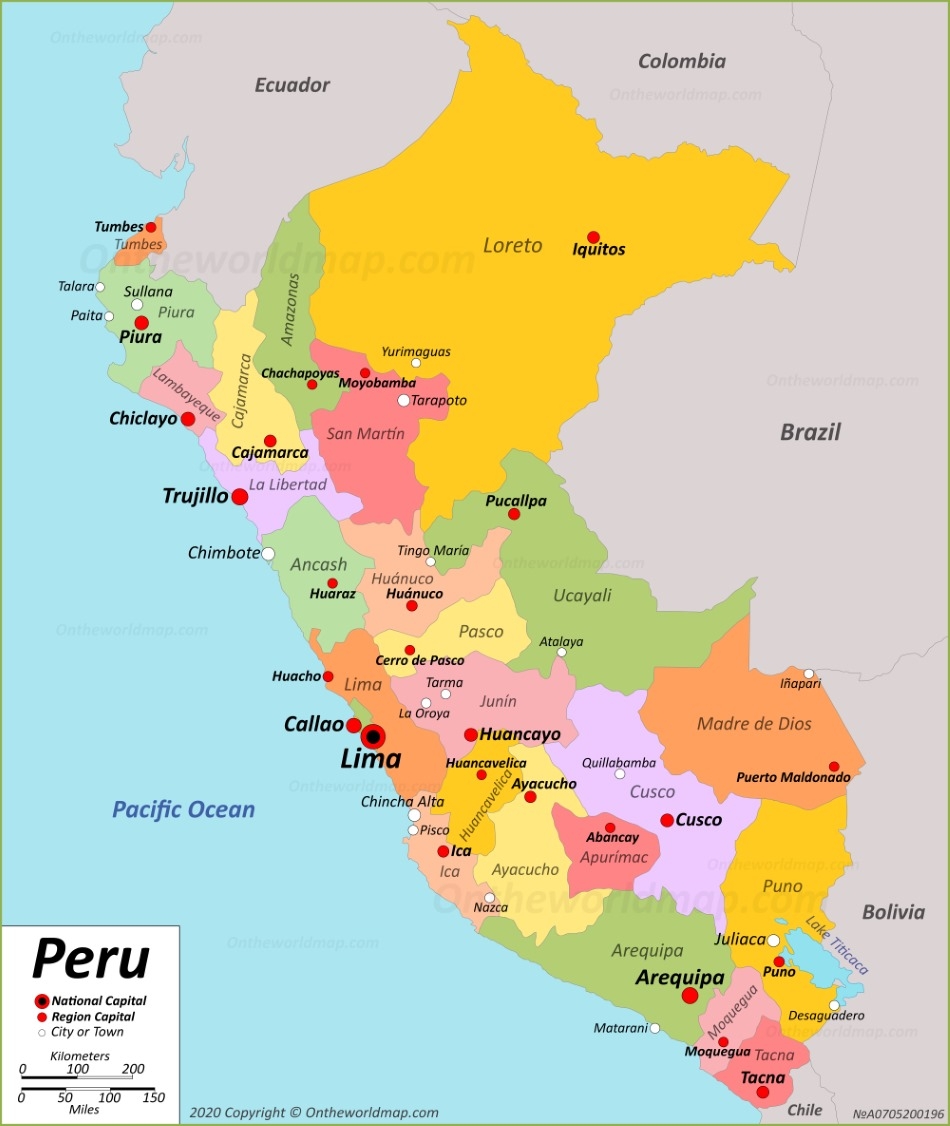 Peru Map Discover Peru With Detailed Maps