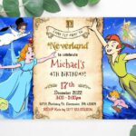 Peter Pan Invitation Edit Online Instant Download