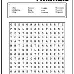Pets Word Search Ezpzlearn