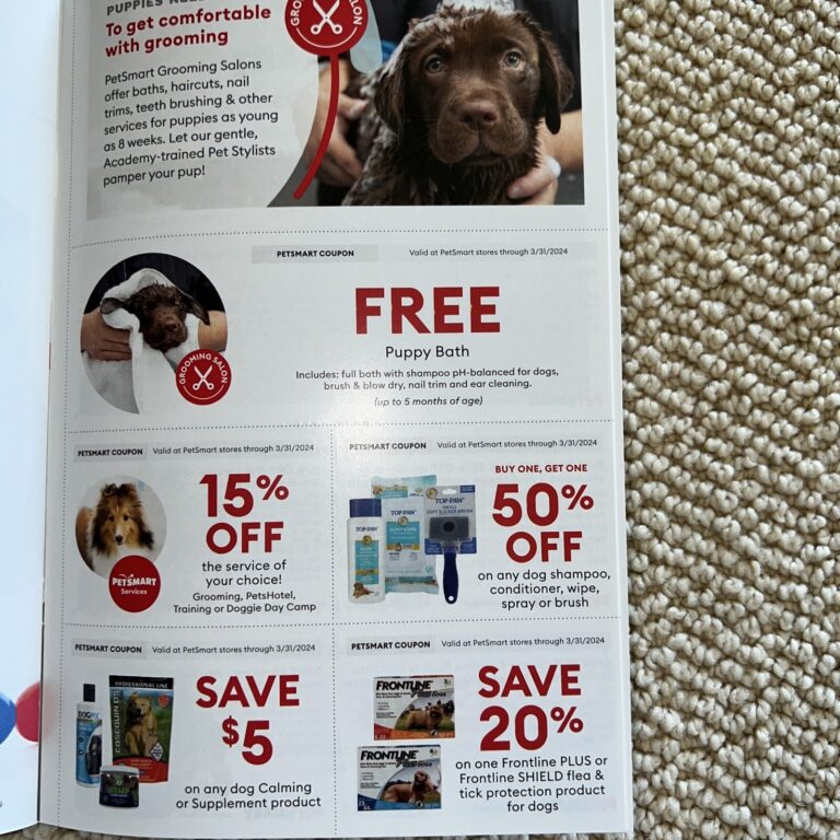 Petsmart New Dog Coupons Petsmart Senior Discount Grooming Sales