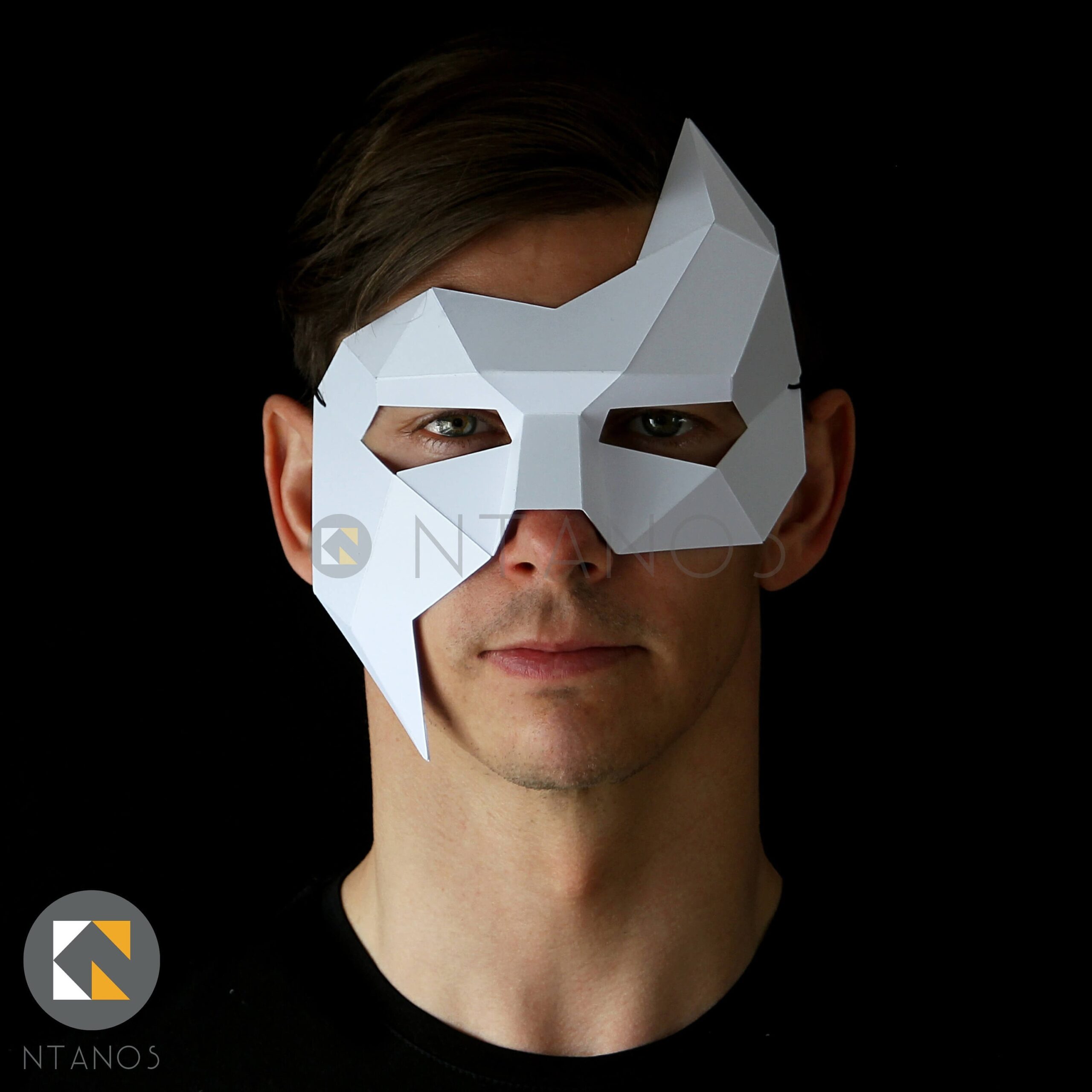 PHANTOM Mask Easy And Quick To Make Papercraft Mask With This PDF Download Etsy