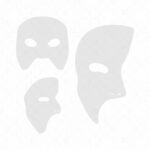 Phantom Mask Svg Phantom Mask Clipart Phantom Mask Png Opera Mask Dxf Logo Vector Eps Cut Files For Cricut And Silhouette Use Etsy