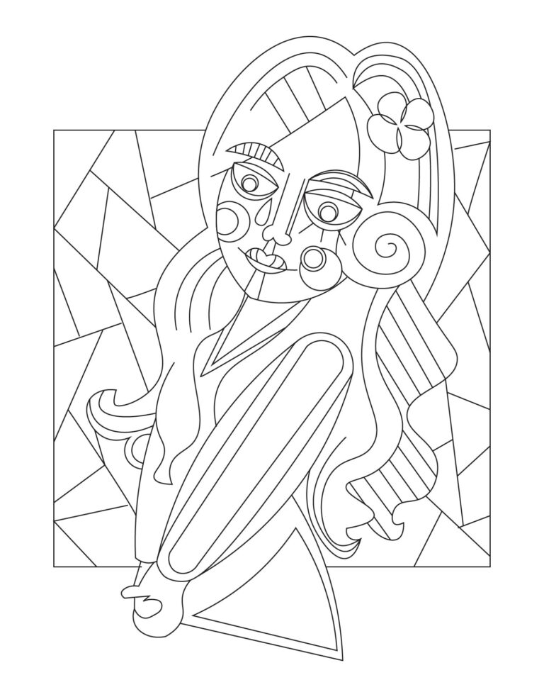 Picasso Art Coloring Pages 10 Free PDF Printables Printablee