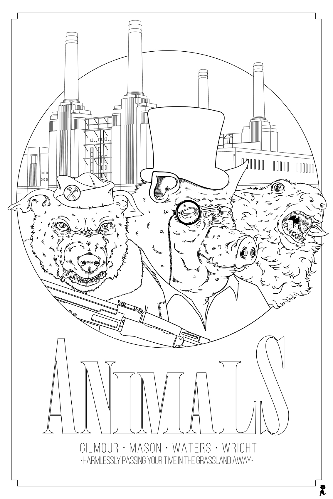 Pink Floyd Animals 3 Images Behance