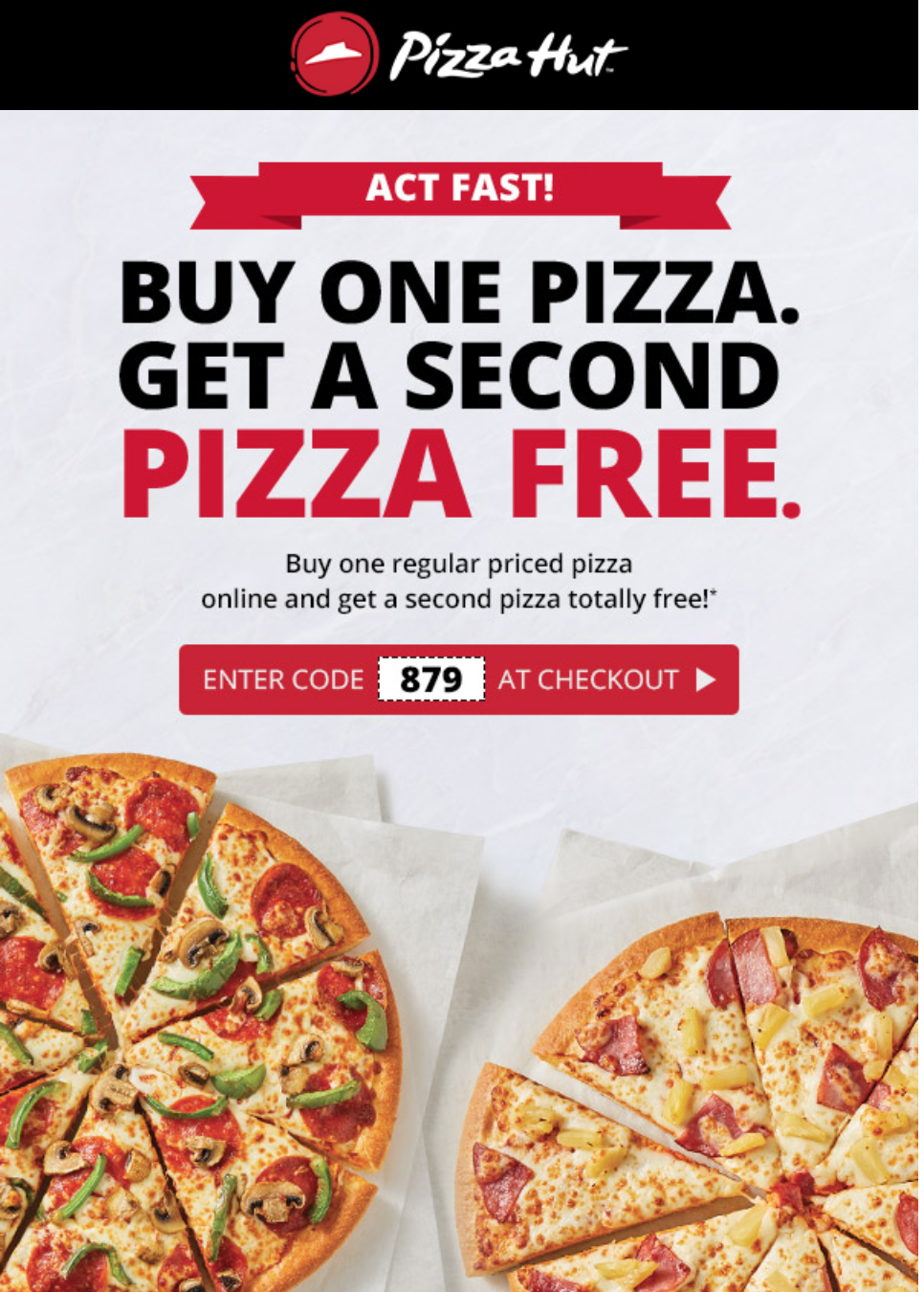 Pizza Hut Canada Promotions Buy One Pizza Get Second One FREE Canadian Freebies Coupons Deals Bargains Flyers Contests Canada Canadian Freebies Coupons Deals Bargains Flyers Contests Canada