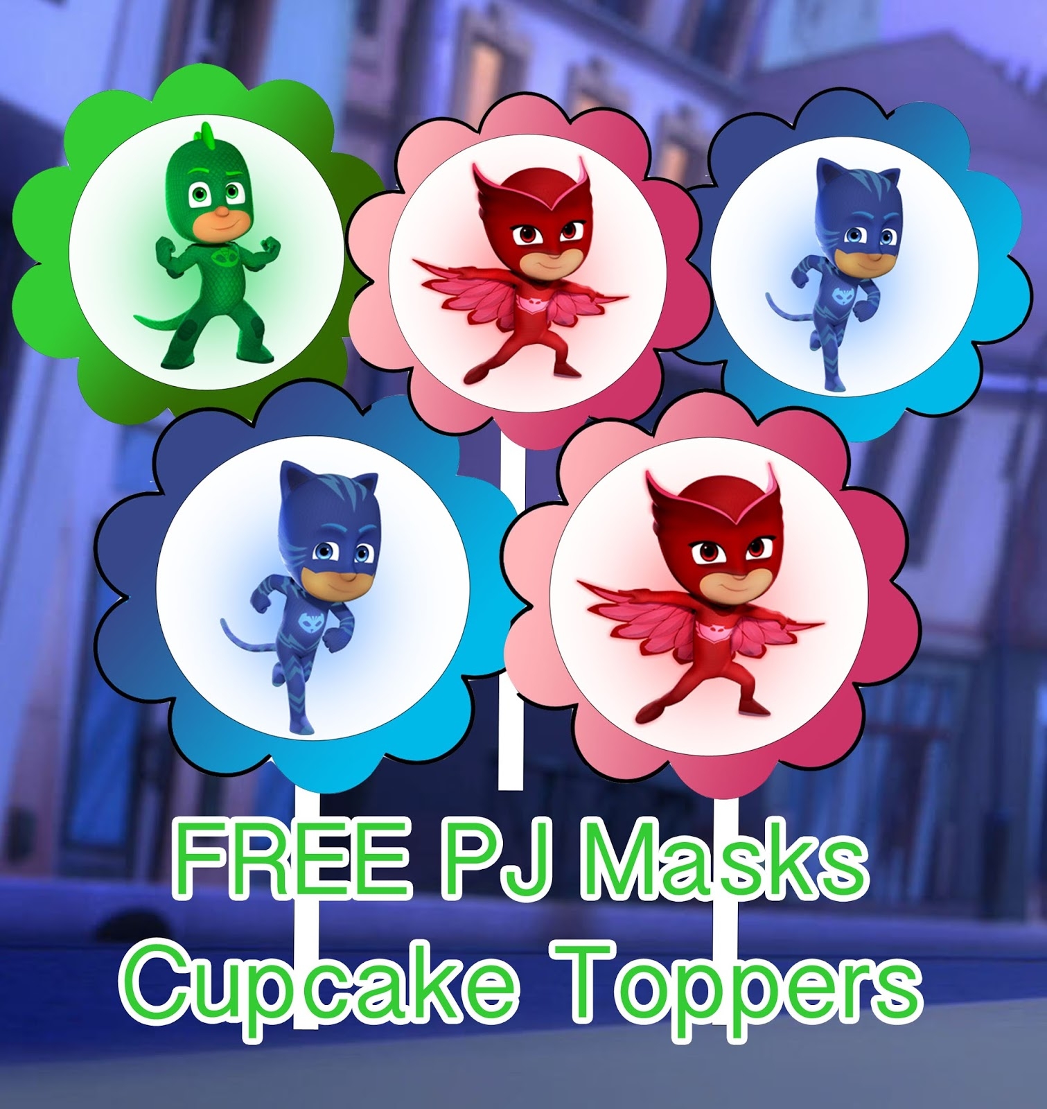 PJ Mask Thank You Card Birthday Buzzin Worksheets Library