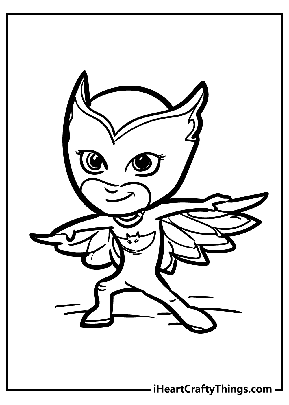 pj mask printable template