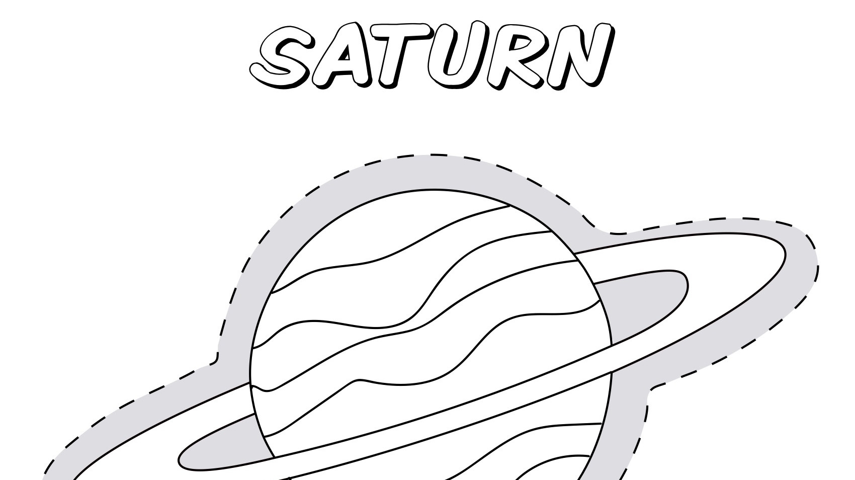 Planet Saturn Coloring Page Kids Coloring PBS KIDS For Parents