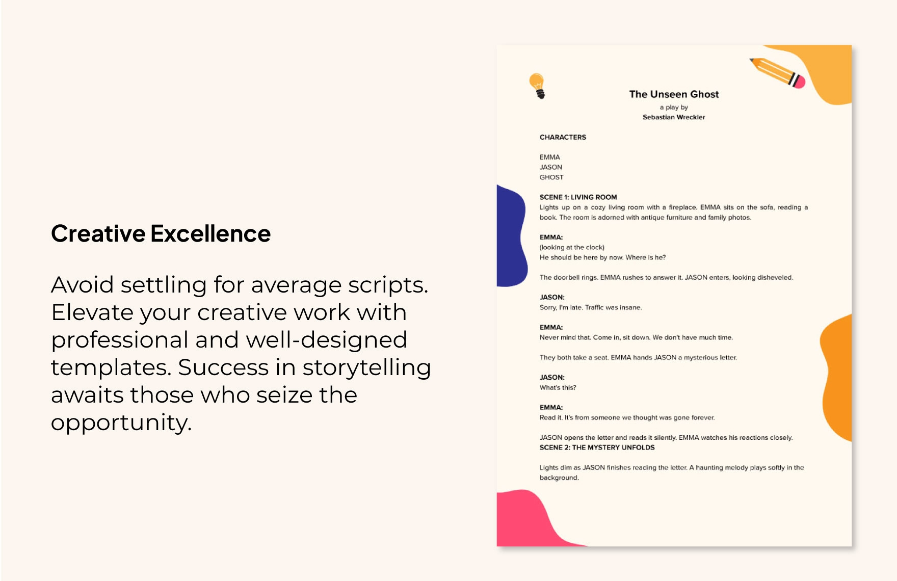 Play Script Template In Word PDF Google Docs Download Template