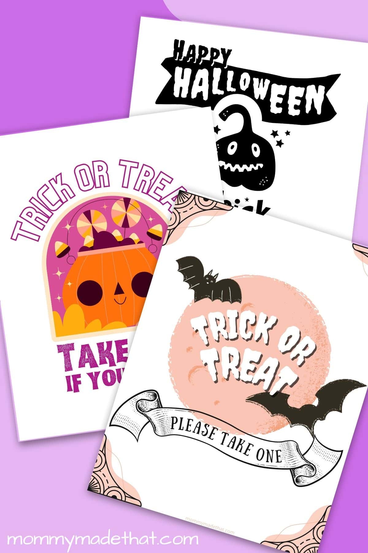 Please Take One Halloween Sign The Best Free Printables 