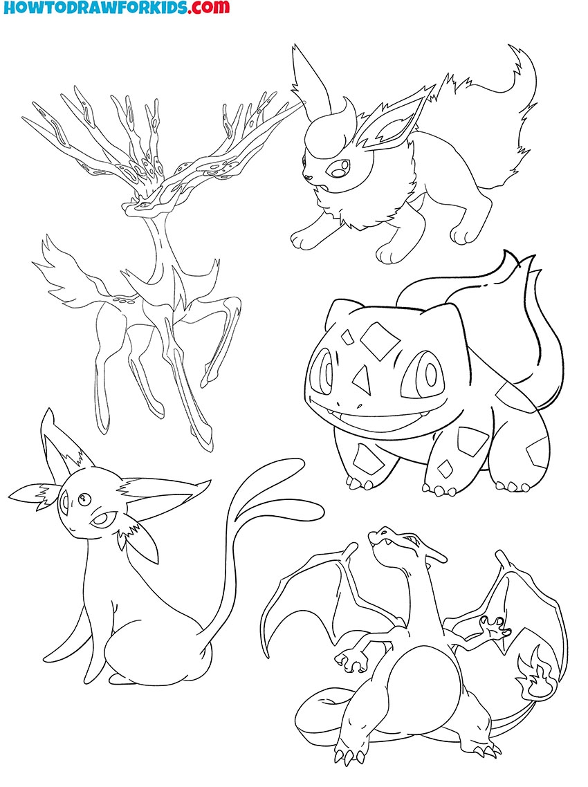 printable pokemon coloring pages