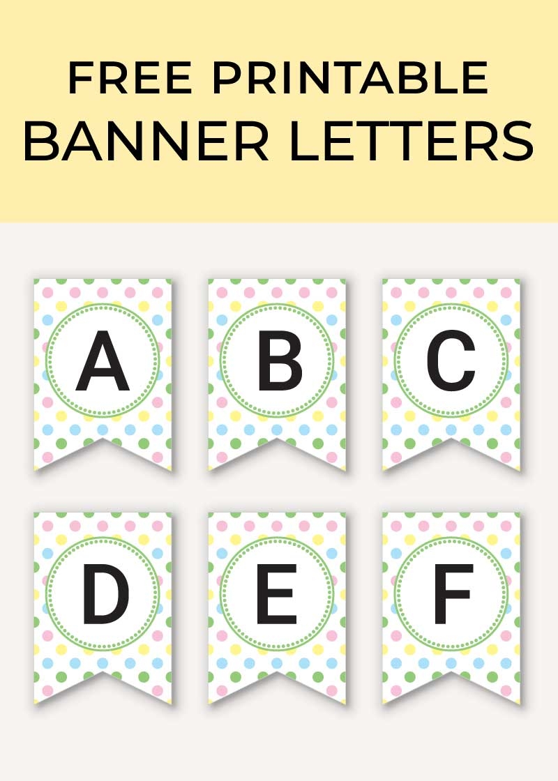 free printable alphabet letters for banners