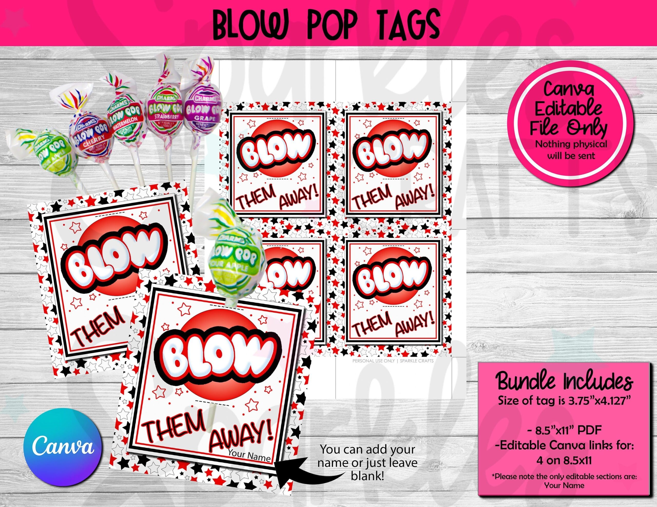 printable pop by tags
