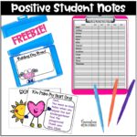 Positive Behavior Notes Home To Parents Freebie Conversations In 