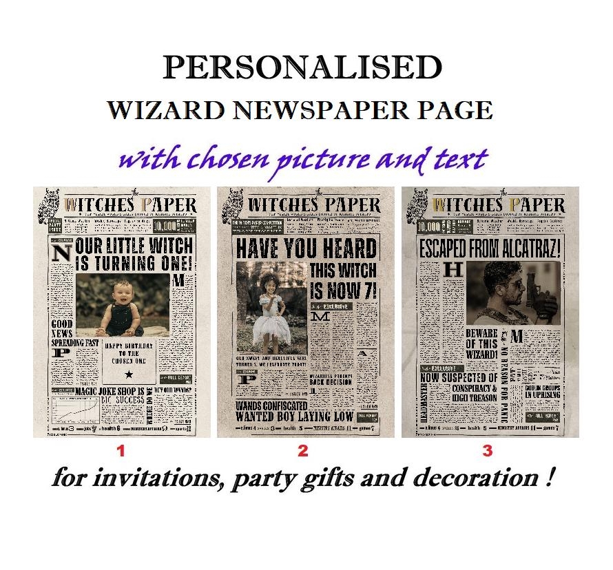 Potter Newspaper Etsy Potter Newspaper Etsy