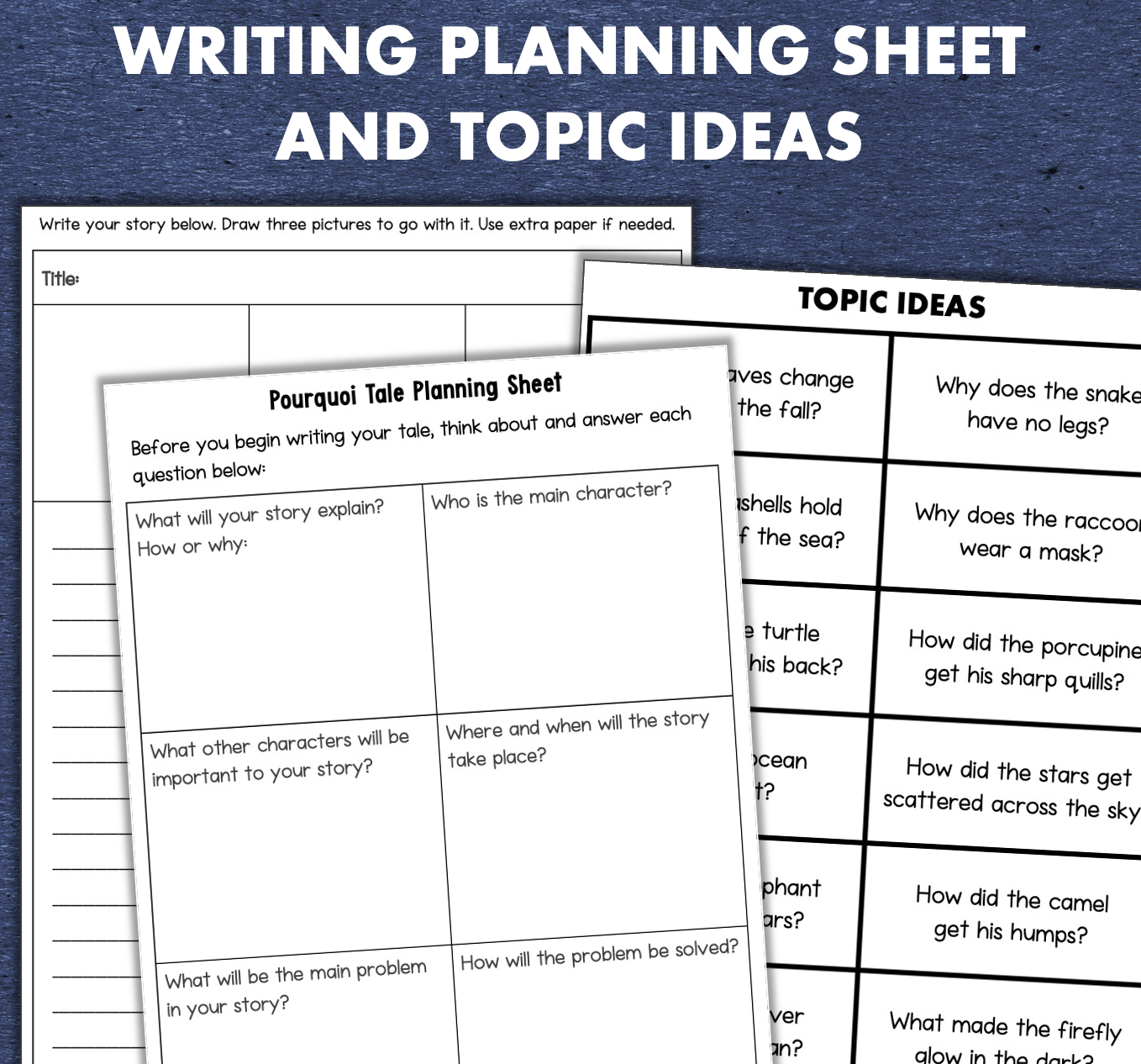 Pourquoi Tales Reading Comprehension And Story Writing Lesson Origin Stories Classful
