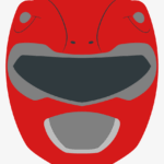 Power Rangers Clipart Helmet Red Power Ranger Svg HD Png Download Transparent Png Image PNGitem