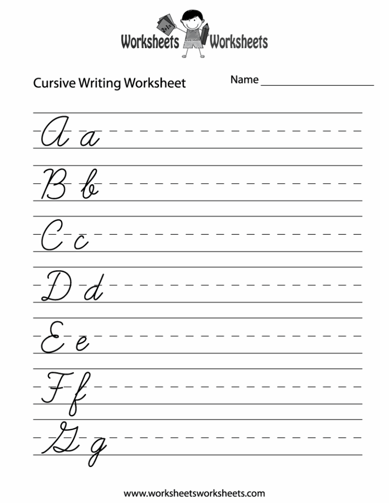Practice Cursive Writing Worksheet Worksheets Worksheets Worksheets Library