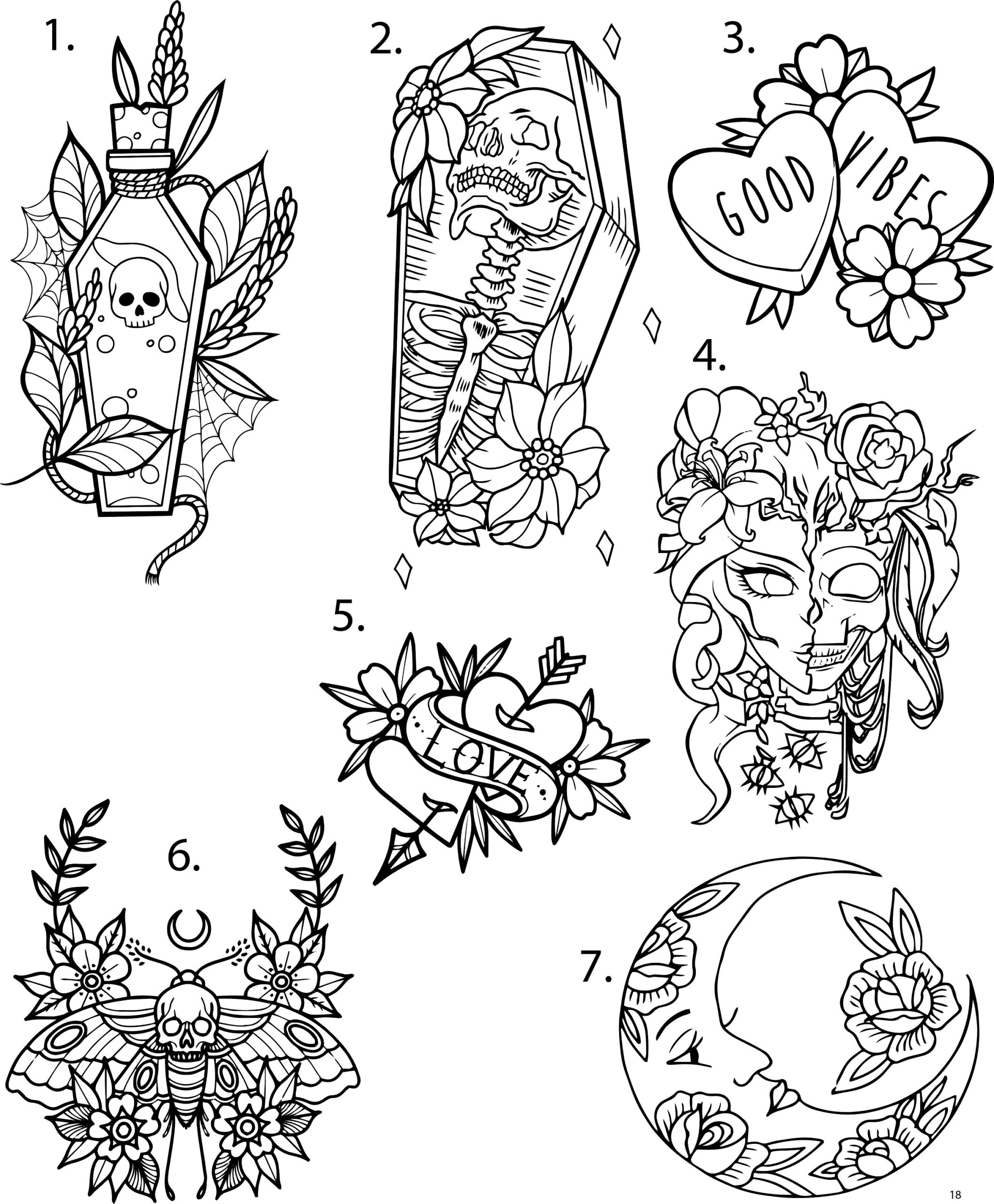 Pre cut Ready To Use Tattoo Stencils Set Of 4 Etsy Australia Pre cut Ready To Use Tattoo Stencils Set Of 4 Etsy Australia