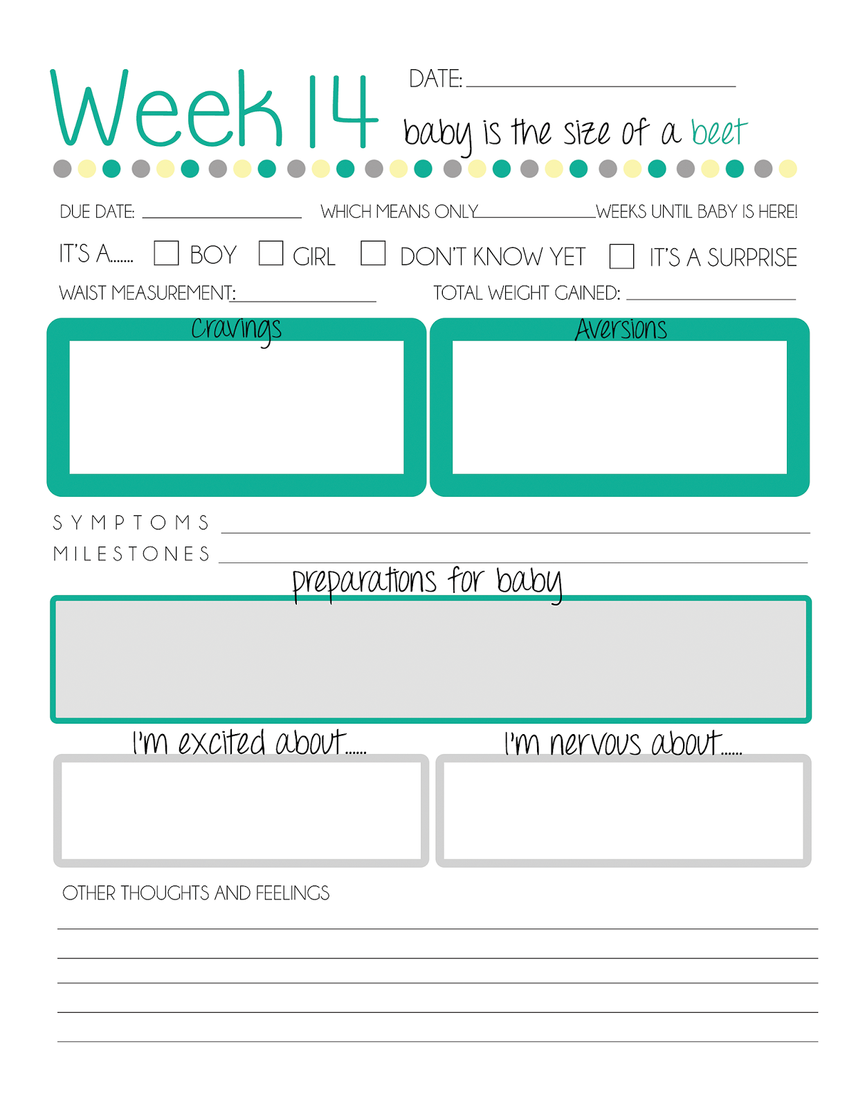 Pregnancy Journal Worksheets Library