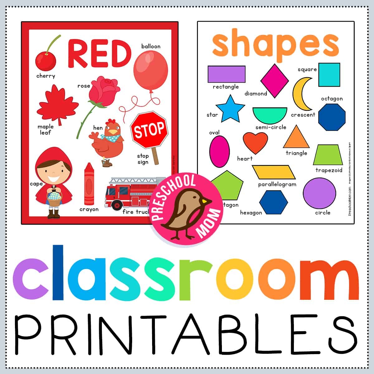 free teacher printables for the classroom