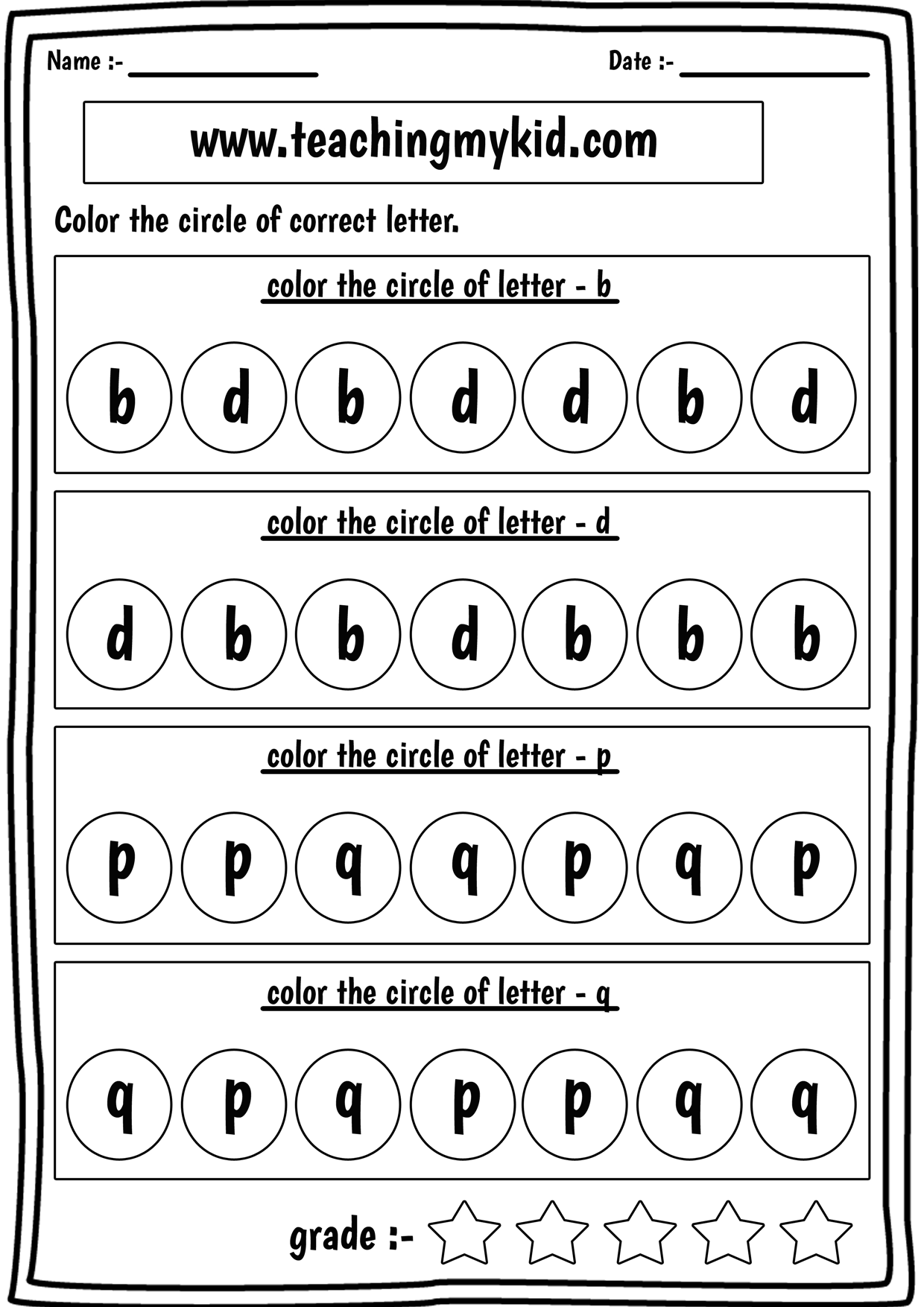 printable worksheets for kids