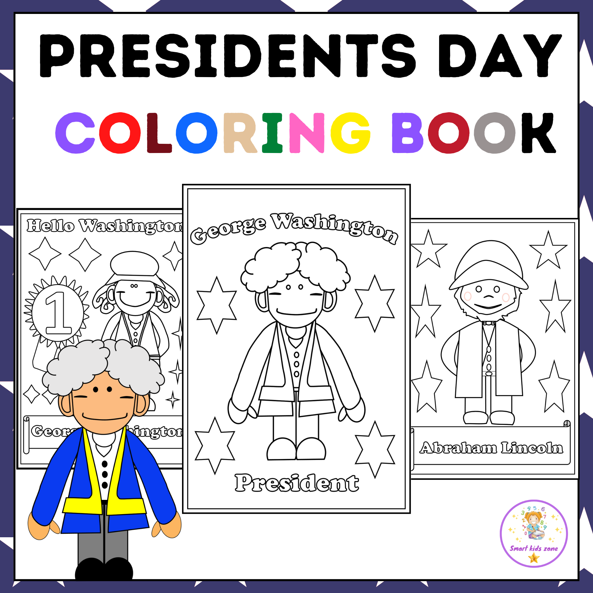 free printable coloring pages for presidents day